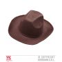 Cappello COWBOY spazzolato marrone