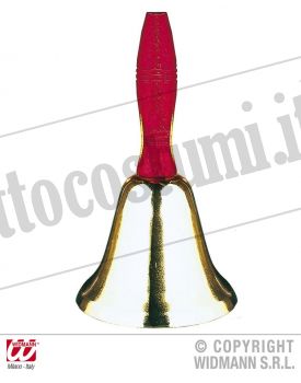 Maxi campana BABBO NATALE in ottone