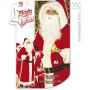 Costume Babbo Natale lungo lusso XL