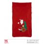 Sacco BABBO NATALE decorato 56x100