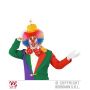 Bombetta CLOWN CON FIORE in feltro 