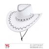 Cappello COWBOY bianco con cuciture