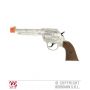 Pistola COWBOY argento metalizzata 