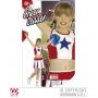 Costume CHEERLEADER 2 PEZZI