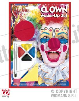 Set trucco CLOWN con naso