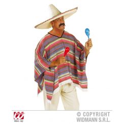 PONCHO MESSICANO adulto