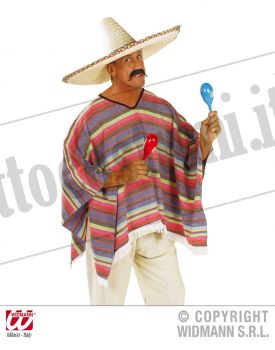 PONCHO MESSICANO adulto