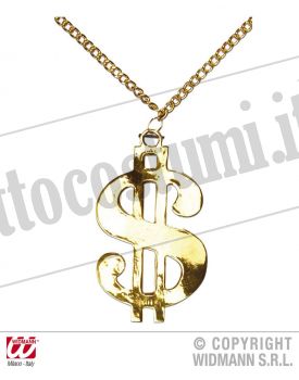 Collana DOLLARO ORO in metallo