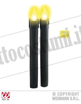 Candele luminose nere