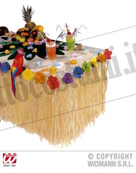 Decorazione TAVOLO TROPICALE CON FIORI ignifuga