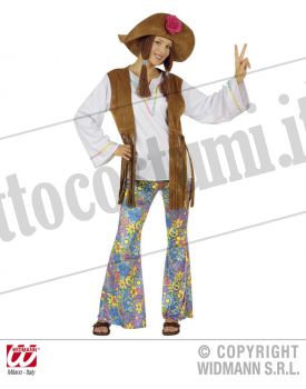 Costume DONNA HIPPIE WOODSTOCK