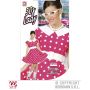 Costume DONNA anni 50 con sottogonna rosa