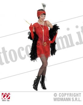 Costume CHARLESTON ANNI 20 rosso 