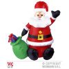 BABBO NATALE GONFIABILE luminoso 122 cm