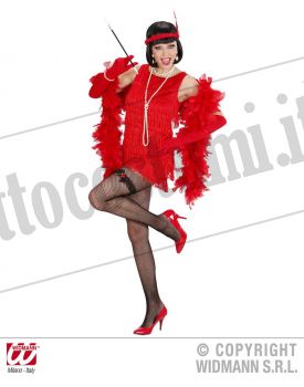 Costume CHARLESTON lusso rosso