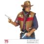 Gilet COWBOY con frange rosse