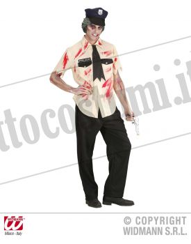 Costume POLIZIOTTO ZOMBIE lusso