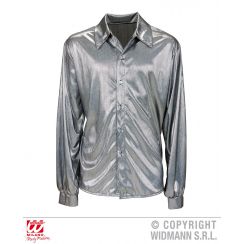 Camicia TESSUTO OLOGRAFICO ARGENTO