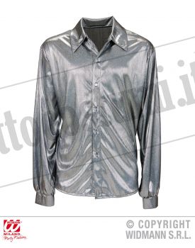 Camicia TESSUTO OLOGRAFICO ARGENTO