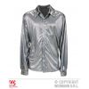 Camicia TESSUTO OLOGRAFICO ARGENTO XL