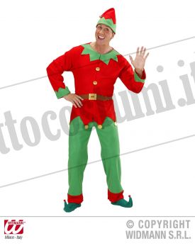 Costume AIUTANTE DI BABBO NATALE uomo