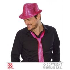 Cappello FEDORA IN PAILLETTES PINK