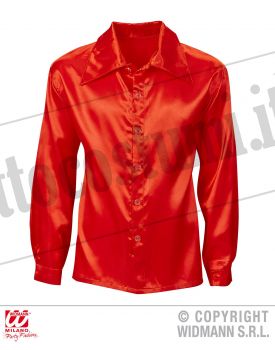 Camicia DISCO ANNI 70 rossa