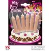 Set da 6 candele PARTY WILLY